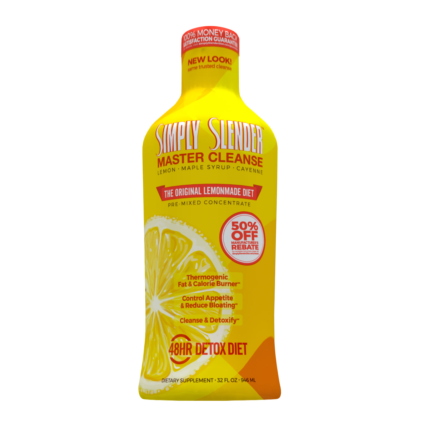 레몬 다이어트 Simply Slender  디톡스/ 지방연소제 48시간이내효과 대용량 32oz